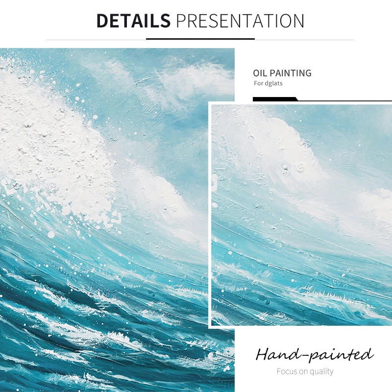 Modern Landscape On Canvas Wall Art Pictures Abstract Blue Sea Hand Painted Oil Paintings 9 He0d2c9fce18e4d1ab6f45e99b086ac94C