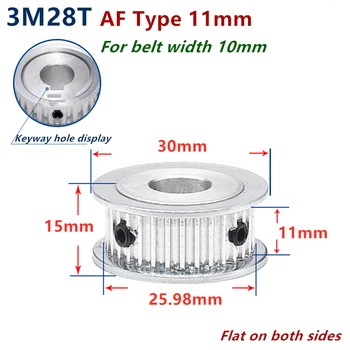 28 Teeth Arc HTD 3M Timing Pulley for Width 10mm 3M synchronous belt HTD3M Belt pulley Wheel Gear 28Teeth 28T
28 Teeth Arc HTD 3M Timing Pulley for Width 10mm 3M synchronous belt HTD3M Belt pulley Wheel Gear 28Teeth 28T