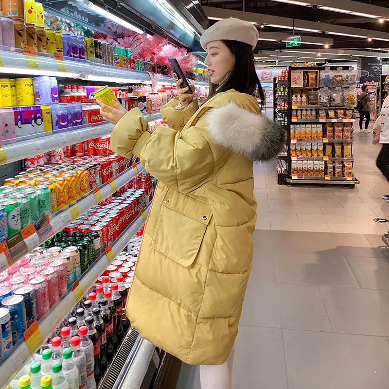 2019 Winter Fat Mm New Style down Jacket Women's Long Korean-style Loose Cotton Coat over-the-Knee Thick down Coat Women's
2019 Winter Fat Mm New Style down Jacket Women's Long Korean-style Loose Cotton Coat over-the-Knee Thick down Coat Women's