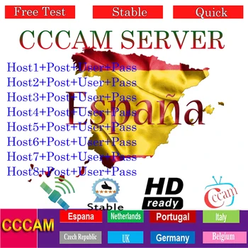 NEWEST 2Year Spain portugal cccams for Satellite TV Receiver cccam lines WIFI FULL HD DVB-S2 Eroupe6/7/8lines ccams freesat box
NEWEST 2Year Spain portugal cccams for Satellite TV Receiver cccam lines WIFI FULL HD DVB-S2 Eroupe6/7/8lines ccams freesat box