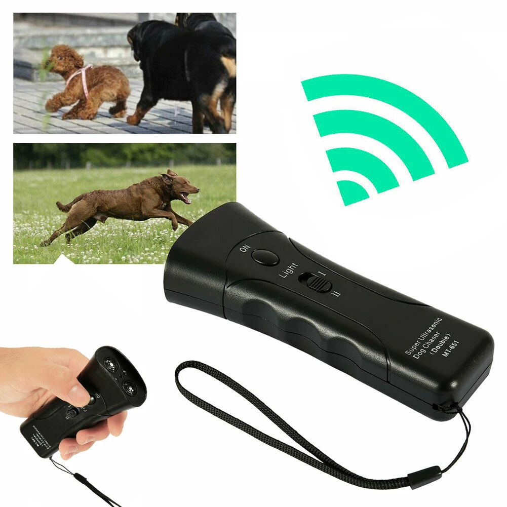 Ultrasonic Dog Repeller with Infrared Laser Chaser Anti Barking Device for Pets Dogs Repellent Bark Control Flashlight Dropship
Ultrasonic Dog Repeller with Infrared Laser Chaser Anti Barking Device for Pets Dogs Repellent Bark Control Flashlight Dropship