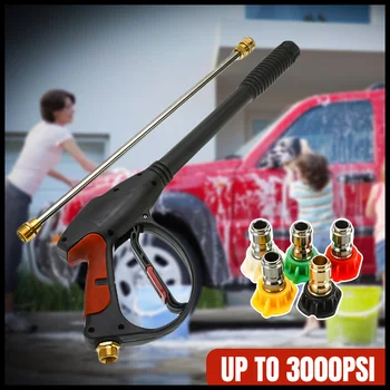 High Pressure Power Washer Spray Nozzle Adjustable Water Gun Home Washing Accessories For Car Garden Cleaning
High Pressure Power Washer Spray Nozzle Adjustable Water Gun Home Washing Accessories For Car Garden Cleaning