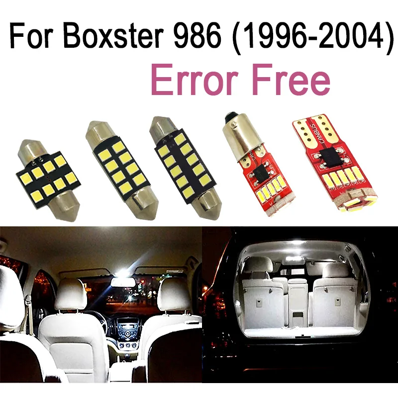 14pc X Canbus Error free LED Interior dome map Light lamp Kit Package For Porsche for Boxster 986 (1996-2004)
14pc X Canbus Error free LED Interior dome map Light lamp Kit Package For Porsche for Boxster 986 (1996-2004)