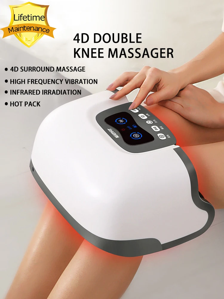 4D Double Knee Massager Infrared Heating Massage High Frequency Vibration Magnetic Effect Knee Therapy Instrument
4D Double Knee Massager Infrared Heating Massage High Frequency Vibration Magnetic Effect Knee Therapy Instrument