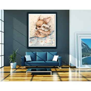 5D Diamond embroidery owl and Chihuahua dog Diamond Painting Full square Cross Stitch Needlework home decor crafts a gift FG1163 
5D Diamond embroidery owl and Chihuahua dog Diamond Painting Full square Cross Stitch Needlework home decor crafts a gift FG1163