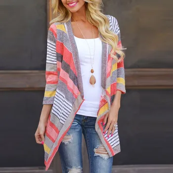 2019 New Women Cardigan Casual Coat Geometric Print Long Sleeve Oversized Outerwear Loose Cardigans Tops Female clothes
2019 New Women Cardigan Casual Coat Geometric Print Long Sleeve Oversized Outerwear Loose Cardigans Tops Female clothes