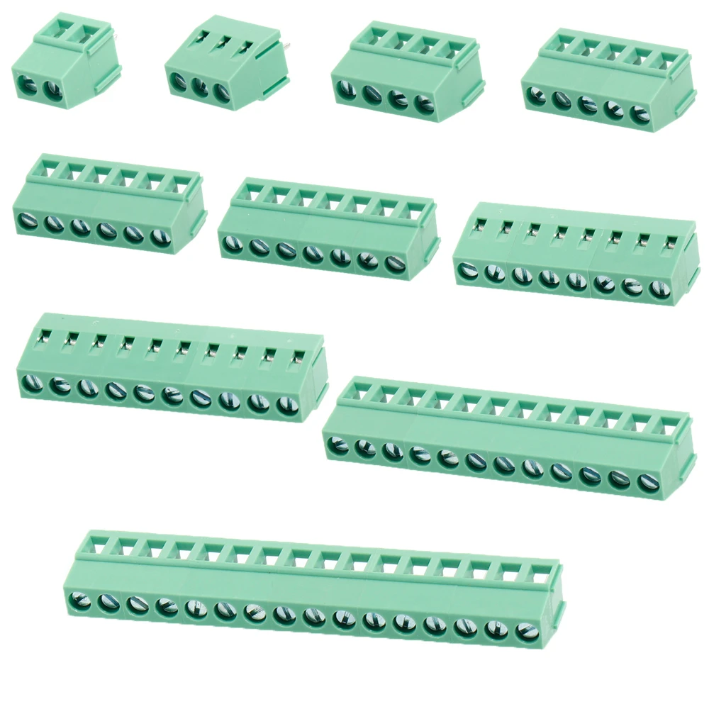 PCB terminal KF301-2P KF301-3P Pitch of 5.0 mm Screw Terminal Block Connector 22-12AWG Green combination terminal
PCB terminal KF301-2P KF301-3P Pitch of 5.0 mm Screw Terminal Block Connector 22-12AWG Green combination terminal