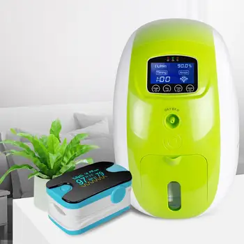 1-5L Adjustable Full Intelligent Oxygen Concentrator Generator and OLED Fingertip Pulse Oximeter Spo2 Monitor Set
1-5L Adjustable Full Intelligent Oxygen Concentrator Generator and OLED Fingertip Pulse Oximeter Spo2 Monitor Set