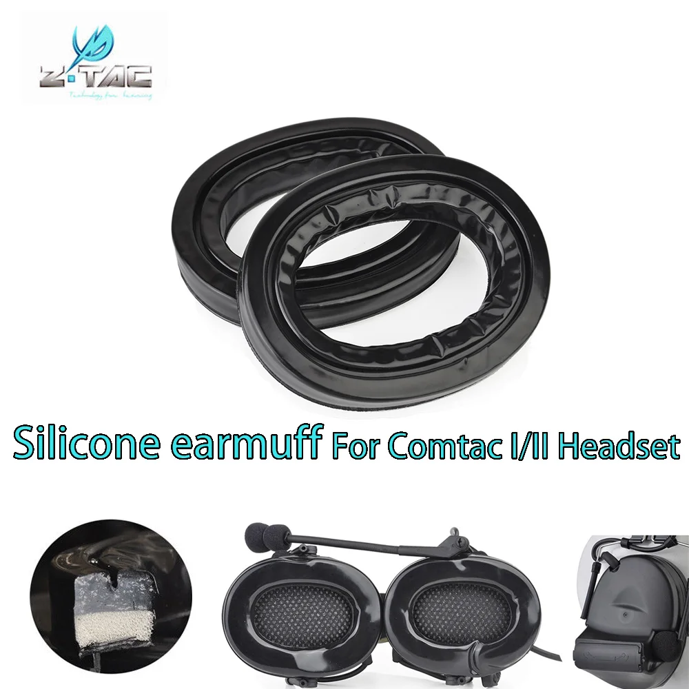 Z-TAC Tactical Replacement Siilicon Earmuffs Ear Pad for tactical comtac i comtac ii headset Boom Soft comfortable Earmuffs
Z-TAC Tactical Replacement Siilicon Earmuffs Ear Pad for tactical comtac i comtac ii headset Boom Soft comfortable Earmuffs