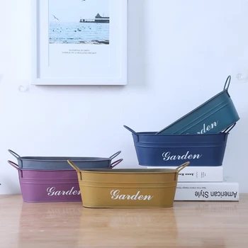 Retro Tin Flower Pot Garden Succulent Flower Pot Binaural Flower Pot Garden Home Balcony Decoration
Retro Tin Flower Pot Garden Succulent Flower Pot Binaural Flower Pot Garden Home Balcony Decoration