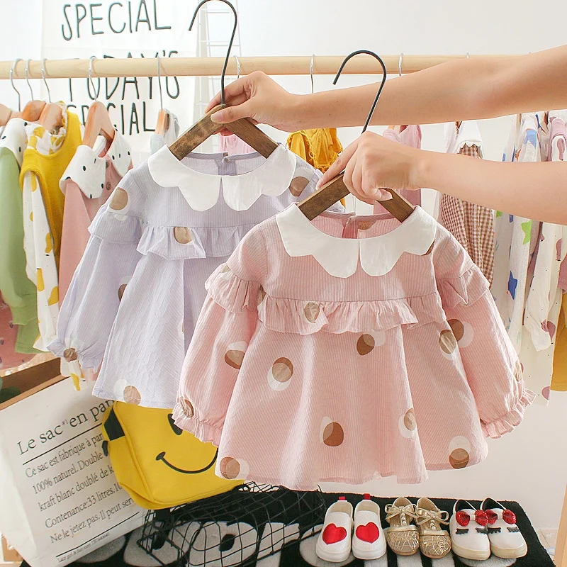 Autumn Newborn Baby Girl Dress Long Sleeve Striped Dot Infant Dress Birthday Party Princess Dress Girls Clothes
Autumn Newborn Baby Girl Dress Long Sleeve Striped Dot Infant Dress Birthday Party Princess Dress Girls Clothes