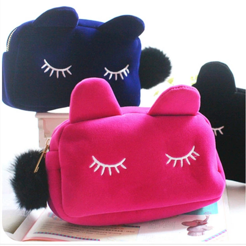 Big Capacity Cat Velvet Pen Pouch Pencil Case Purse School Supply Stationery Pencilcase Wallet Woman Cosmetic Storage Handbag
Big Capacity Cat Velvet Pen Pouch Pencil Case Purse School Supply Stationery Pencilcase Wallet Woman Cosmetic Storage Handbag