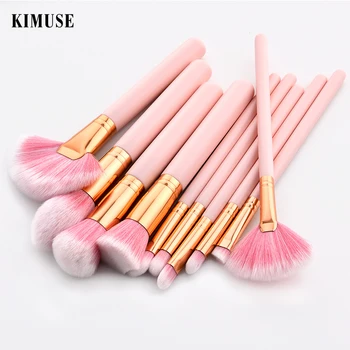 KIMUSE 10pcs/set Makeup Brushes Tool Set Cosmetic Podwer Eye Shadow Foundation Blush Blending Beauty Make Up Brush maquiagem
KIMUSE 10pcs/set Makeup Brushes Tool Set Cosmetic Podwer Eye Shadow Foundation Blush Blending Beauty Make Up Brush maquiagem