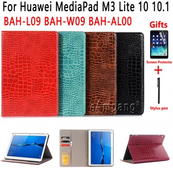 Case for Huawei MediaPad M3 Lite 10 10.1 BAH-L09 BAH-W09 BAH-AL00 Crocodile Premium Leather Flip Smart Cover Tablet Shell
Case for Huawei MediaPad M3 Lite 10 10.1 BAH-L09 BAH-W09 BAH-AL00 Crocodile Premium Leather Flip Smart Cover Tablet Shell