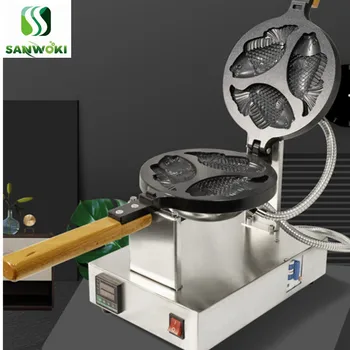 Digital 3pcs Japanese Fish Waffle Taiyaki Machine Maker Baker Iron Mold Plate filled waffle cake maker machine waffle baking pan
Digital 3pcs Japanese Fish Waffle Taiyaki Machine Maker Baker Iron Mold Plate filled waffle cake maker machine waffle baking pan