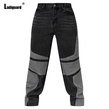 Women's High Cut Jeans Ladies Spliced Fashion Denim Pants Staight Leg Trouser Loose Vintage Jean Demin Pants Vaqueros Mujer 2022
Women's High Cut Jeans Ladies Spliced Fashion Denim Pants Staight Leg Trouser Loose Vintage Jean Demin Pants Vaqueros Mujer 2022