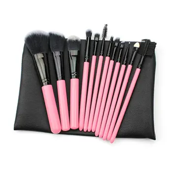 Black Zipper Makeup Brushes Bag 12Pcs Makeup Brushes Set Eye Shadow Eyeliner Eyebrow Highlight Make Up Brushes Cosmetic Kit
Black Zipper Makeup Brushes Bag 12Pcs Makeup Brushes Set Eye Shadow Eyeliner Eyebrow Highlight Make Up Brushes Cosmetic Kit