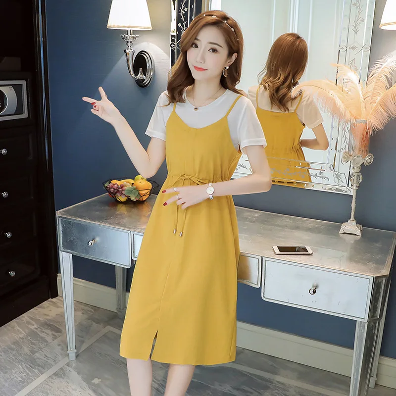 Lactation Garment Camisole Two-Piece Set New Style Summer Mid-length Short-sleeve Dress Hot Mom Postpartum Nursing Clothes Fashi
Lactation Garment Camisole Two-Piece Set New Style Summer Mid-length Short-sleeve Dress Hot Mom Postpartum Nursing Clothes Fashi