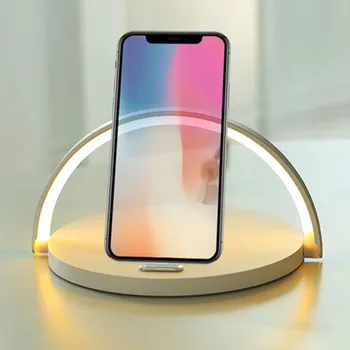 Multifunctional Night Light 10W Fast Wireless Charger Mobile Phone desk Lamp Table lamp Used For Gifts/Office
Multifunctional Night Light 10W Fast Wireless Charger Mobile Phone desk Lamp Table lamp Used For Gifts/Office