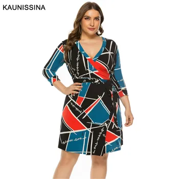KAUNISSINA Plus Size Cocktail Dress Fashion Short Party Gown V-Neck 3/4 Sleeve Robes Cocktail Homecoming Dresses
KAUNISSINA Plus Size Cocktail Dress Fashion Short Party Gown V-Neck 3/4 Sleeve Robes Cocktail Homecoming Dresses