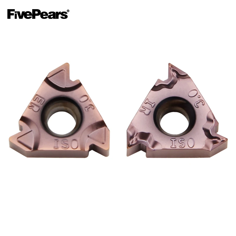 FivePears 10pcs Thread Turning Tools Carbide Inserts ISO 16 IR ER1.5 2.0 2.5 3.0 AG60 CNC Lathe Tool
FivePears 10pcs Thread Turning Tools Carbide Inserts ISO 16 IR ER1.5 2.0 2.5 3.0 AG60 CNC Lathe Tool