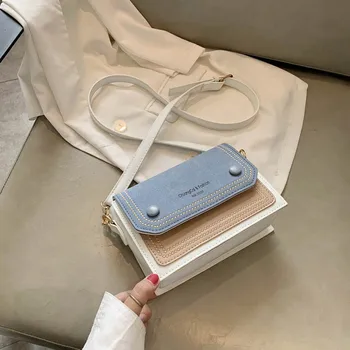 Women Mobile Phone Bag Fashion Square HandBag Contrast Color Shoulder Crossbody Bag Adjustable Shoulder Strap Messenger Bag
Women Mobile Phone Bag Fashion Square HandBag Contrast Color Shoulder Crossbody Bag Adjustable Shoulder Strap Messenger Bag