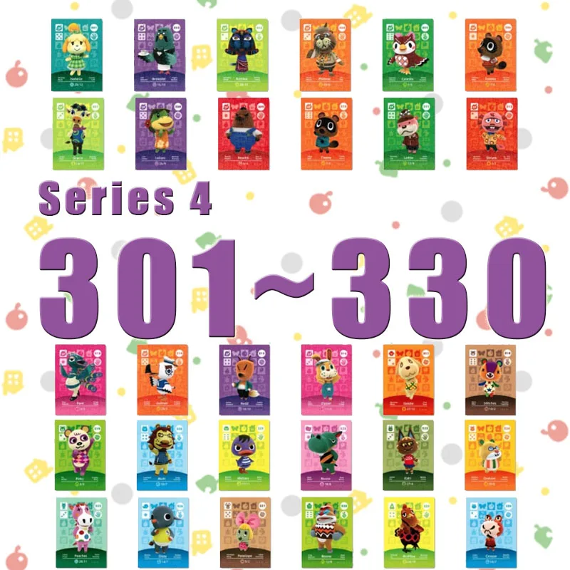 Amiibo Animal Crossing New Horizons Amiibo Card Set Work For NS Switch Games Series 4 (301 to 330)
Amiibo Animal Crossing New Horizons Amiibo Card Set Work For NS Switch Games Series 4 (301 to 330)