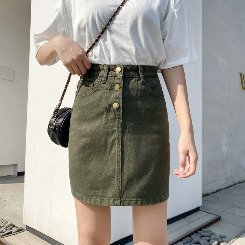 Women Denim Green Skirt Jeans New Fashion Summer Sexy High Waist Korean Vintage Casual Club Skirts Bandage Streetwear Plus Size
Women Denim Green Skirt Jeans New Fashion Summer Sexy High Waist Korean Vintage Casual Club Skirts Bandage Streetwear Plus Size