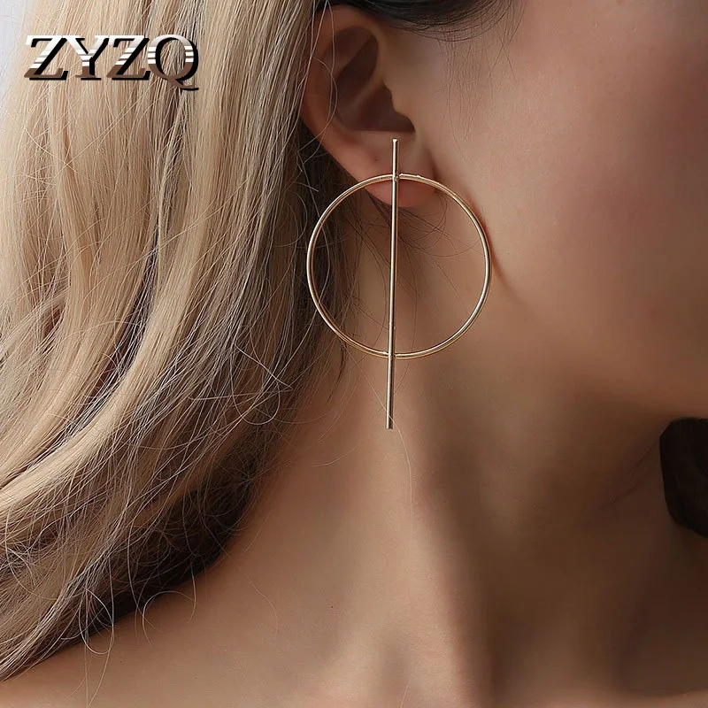 ZYZQ Hiphop Style Earrings With Big Loop Hoop Design Club Accessories Drop Earrings For Women Korean Stylish Ear Jewelry Trendy
ZYZQ Hiphop Style Earrings With Big Loop Hoop Design Club Accessories Drop Earrings For Women Korean Stylish Ear Jewelry Trendy