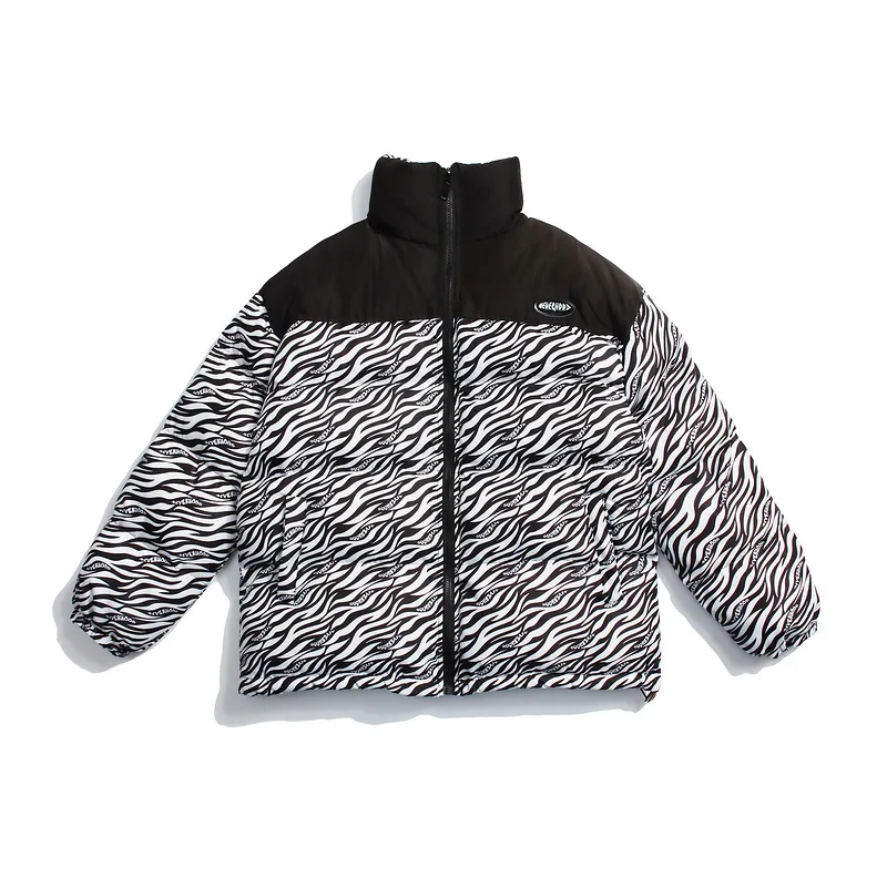 Hip Hop Snakeskin Python Pattern Print Jackets Winter Harajuku Color Block Patchwork Parkas Zipper Cotton Padded Thick Coat Tops
Hip Hop Snakeskin Python Pattern Print Jackets Winter Harajuku Color Block Patchwork Parkas Zipper Cotton Padded Thick Coat Tops