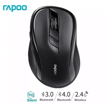 Rapoo M500 Multi-mode Silent Wireless Mouse with 1600DPI Easy Switch Bluetooth and 2.4GHz up to 3 Devices Connect for Computer
Rapoo M500 Multi-mode Silent Wireless Mouse with 1600DPI Easy Switch Bluetooth and 2.4GHz up to 3 Devices Connect for Computer
