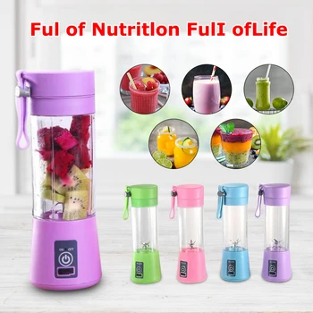 380ml portable blender usb mixer electric juicer machine smoothie blender mini food processor personal blender cup juice blender
380ml portable blender usb mixer electric juicer machine smoothie blender mini food processor personal blender cup juice blender