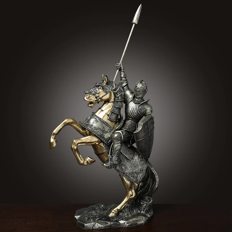 GY Creative Knight Armor Decoration Living Room Wine Cabinet Office Decorations Horse Furnishings Opening Gift
GY Creative Knight Armor Decoration Living Room Wine Cabinet Office Decorations Horse Furnishings Opening Gift