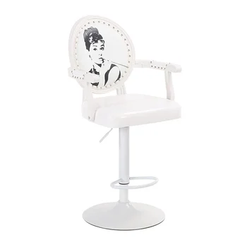 European Bar Stool Chair Modern Simple Rotating High Cash Register Back with Armrest 24 Models
European Bar Stool Chair Modern Simple Rotating High Cash Register Back with Armrest 24 Models