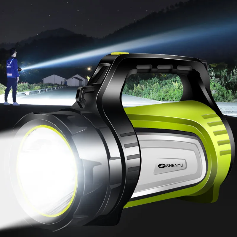 20W Torch Searchlight Multi-function Long Shots Lamp Super Bright Outdoor Handheld Portable USB Rechargeable Flashlight
20W Torch Searchlight Multi-function Long Shots Lamp Super Bright Outdoor Handheld Portable USB Rechargeable Flashlight