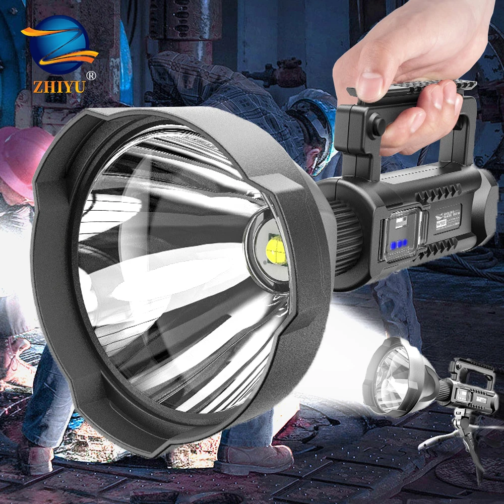 New P70 Strong Light Searchlight,outdoor Multi-function Lighting LED Flashlight,long-range Waterproof Rechargeable Portable Lamp
New P70 Strong Light Searchlight,outdoor Multi-function Lighting LED Flashlight,long-range Waterproof Rechargeable Portable Lamp