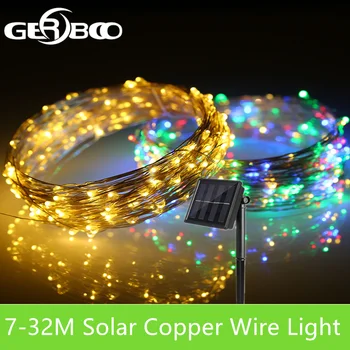 22/32M Solar LED Light String Outdoor Waterproof Copper Wire String Holiday Fairy Lights For Christmas Party Wedding Decoration
22/32M Solar LED Light String Outdoor Waterproof Copper Wire String Holiday Fairy Lights For Christmas Party Wedding Decoration
