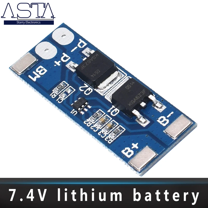 I61 2 series 7.4V lithium battery protection board 8A working current 15A current limit/Overcharge discharge protection
I61 2 series 7.4V lithium battery protection board 8A working current 15A current limit/Overcharge discharge protection