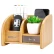 Wooden pen holder desk storage box file remote control finishing seat multi-functional creative cosmetic box decoration C2037 
Wooden pen holder desk storage box file remote control finishing seat multi-functional creative cosmetic box decoration C2037