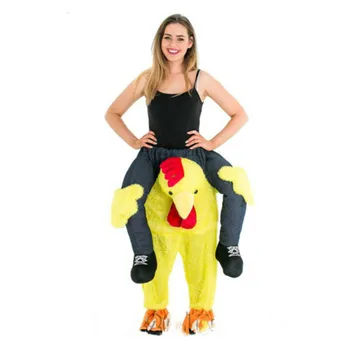 Halloween Yellow Chicken Carry Mascot Piggy Back Me Party Game Kids Adults Costume Cosplay Cartoon Character Dress Children
Halloween Yellow Chicken Carry Mascot Piggy Back Me Party Game Kids Adults Costume Cosplay Cartoon Character Dress Children