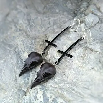 Animal Skull Inverted Cross Earrings, Satanic Earrings, Gothic Earrings, Skull Earrings, Vampire Earrings, Witch Earrings
Animal Skull Inverted Cross Earrings, Satanic Earrings, Gothic Earrings, Skull Earrings, Vampire Earrings, Witch Earrings