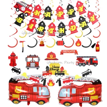 Firetruck Happy Birthday Banner Fire Engine Inflatable Balloons Cake Decor Boys First Birthday Firefighter Party Theme Supplies
Firetruck Happy Birthday Banner Fire Engine Inflatable Balloons Cake Decor Boys First Birthday Firefighter Party Theme Supplies