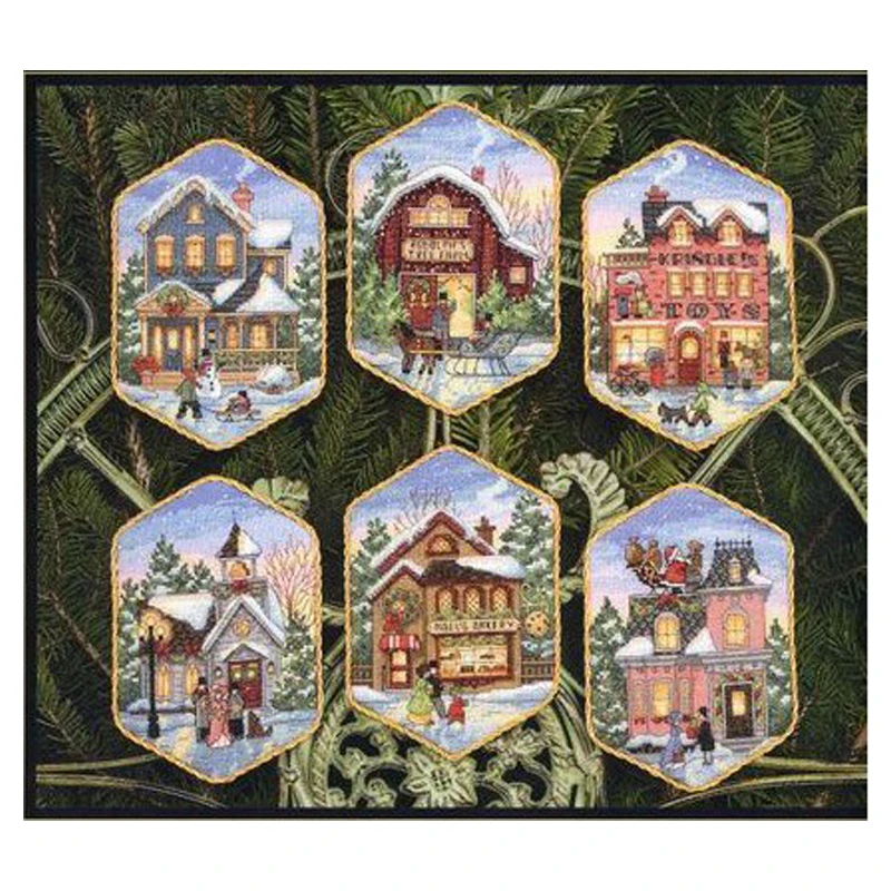 Amishop Top Quality Lovely Hot Sell Counted Cross Stitch Kit Christmas Village Ornament Dim 08785
Amishop Top Quality Lovely Hot Sell Counted Cross Stitch Kit Christmas Village Ornament Dim 08785