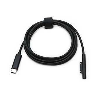 12V Type-c Fast Charging Cable USB-C Charging Cord 1.8 Meter Tablet Accessory for Surface Pro 1/2
12V Type-c Fast Charging Cable USB-C Charging Cord 1.8 Meter Tablet Accessory for Surface Pro 1/2