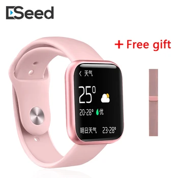 ESEED P80 smart watch 1.3 inch full touch screen IP68 waterproof 15 days standby smartwatch men for android pK B57 P68 P70 pro
