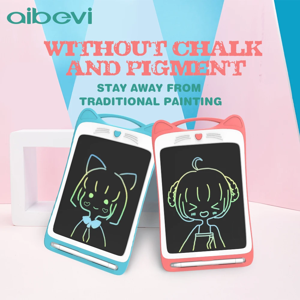 Aibevi 8.5 inch Writing Tablet Drawing Board Colorful Screen LCD Tablet Drawing Pen Writing Message Board Handwriting Pads Kids
Aibevi 8.5 inch Writing Tablet Drawing Board Colorful Screen LCD Tablet Drawing Pen Writing Message Board Handwriting Pads Kids