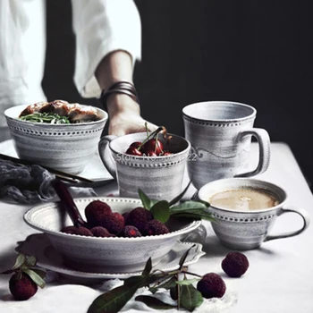 Plate Japanese Ceramic Tableware Home Set Plane Creative Nordic Retro Western High-End Personality Durable Tableware Dishes Set
Plate Japanese Ceramic Tableware Home Set Plane Creative Nordic Retro Western High-End Personality Durable Tableware Dishes Set