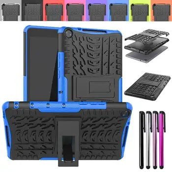 

For Huawei MediaPad T3 Wifi BG2-W09 7.0'' Rugged Hybrid Armor Kicstand Hard Silicone Shockproof Bumper Case Cover