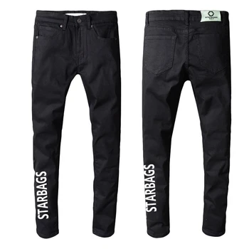 starbags pp Original skull diamond four season jeans car thick line popular logo embroidered leather label slim elastic pants
starbags pp Original skull diamond four season jeans car thick line popular logo embroidered leather label slim elastic pants