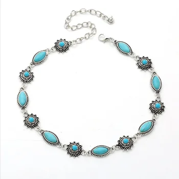 Silver Plated Alloy Marquise Shape Stackable Green Turquoises Stone Pendant Choker Necklace Fashion Jewelry
Silver Plated Alloy Marquise Shape Stackable Green Turquoises Stone Pendant Choker Necklace Fashion Jewelry
